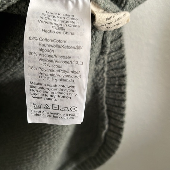 Madewell Chronicle Texture Pullover Sweater in Plae Green Women's Size S / Small - Picture 7 of 7